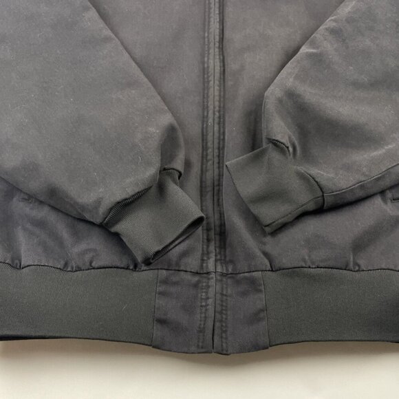 Red Cap Work Wear Mechanic Jacket Men’s L Jiffy Lube Quilted Lined Bomber Black - Picture 11 of 11